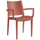 Polypropylene Arm Chair Coloured Outdoor Commercial Furniture