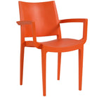 Polypropylene Arm Chair Coloured Outdoor Commercial Furniture