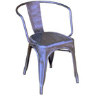 Industrial Arm Chair for Hospitality Dining Areas Outdoor Industrial Chair