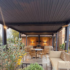 pergola with heaters