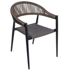 Outdoor Arm Chair with Polypropylene Weave