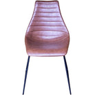 Tan Leather Industrial restaurant Chair Commercial Furniture