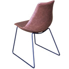 Tan Leather Industrial restaurant Chair Commercial Furniture