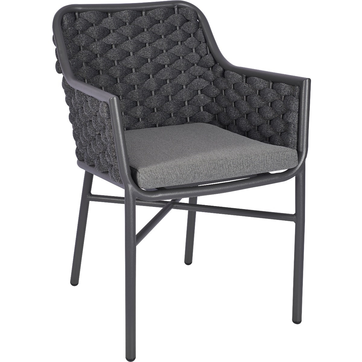 Outdoor Weave Design Arm Chair Commercial Furniture
