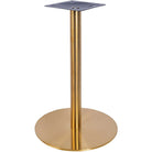 Gold Brass Round Luxury Table Bsse for Restaurants and Hotel Commercial Furniture
