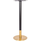 Gold Brass Round Luxury Table Bsse for Restaurants and Hotel Commercial Furniture